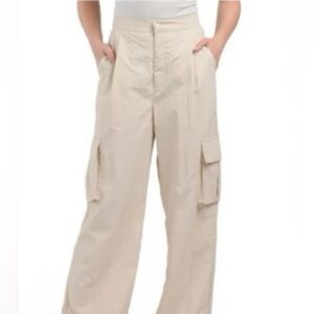 WILO The Label Parachute Fly Cargo Pants Clay XS NWT Nylon Streetwear - Picture 11 of 11